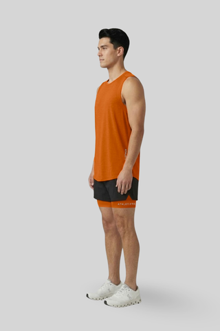 [CORE] Training Shorts 4" - Black/Canyon