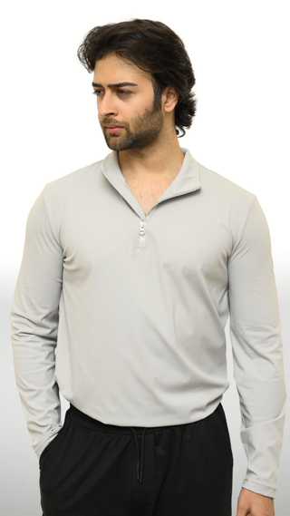 [CORE] Maverick Half Zip - Fog
