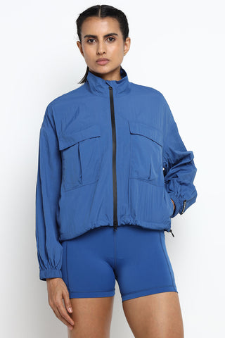 [AIRLITE] Spray Jacket - Azul/Black