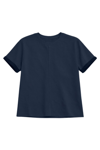 [EASYLUXE] Unwind Tee - Navy