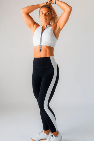 [CORE] Defynt Leggings - Black / White