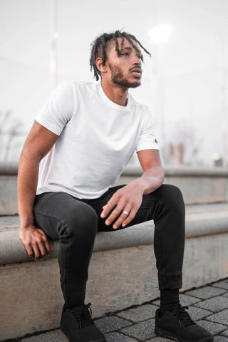 [HYBRID] Classic Tee - White