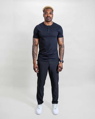 [HYBRID] Cruise Henley - Black