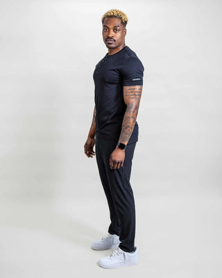 [HYBRID] Cruise Henley - Black