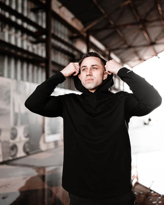 [HYBRID] Tech Hoodie - Black