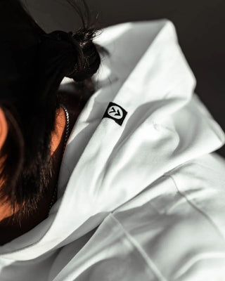 [HYBRID] Tech Hoodie - White