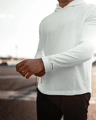[HYBRID] Tech Hoodie - White