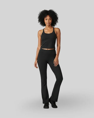 [AETHER] Flare Leggings - Black