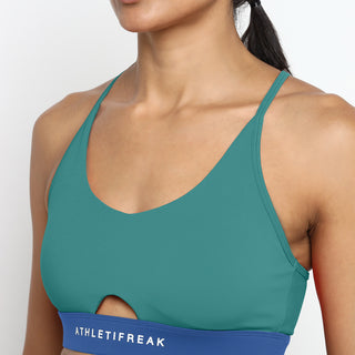 [CORE] Defynt Sportsbra - Azul / Verde