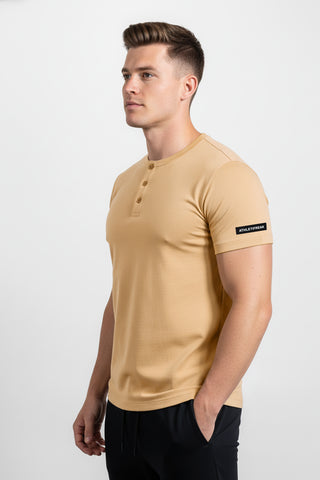 [HYBRID] Cruise Henley - Latte
