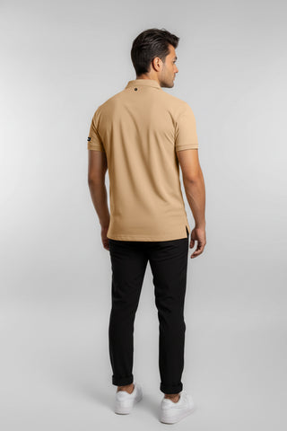 [HYBRID] Tech Polo - Latte